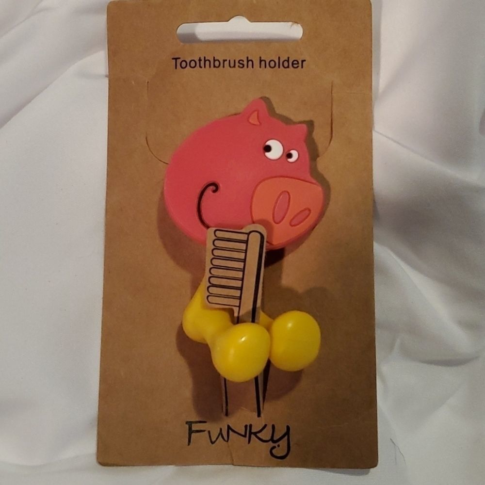 Toothbrush Holder - Pig